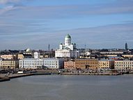 "Suurkirkko Helsinki maaliskuu 2002 IMG 0629" by Photograph by Mikko PaananenModified by -Majestic- and Ilmari Karonen - Self-published work by Mikko Paananen. Licensed under CC BY-SA 3.0 via Wikimedia Commons.